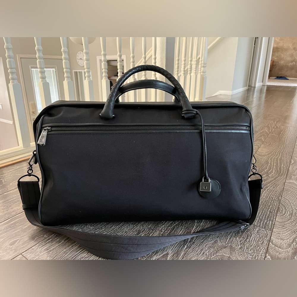 Bottega Veneta Black Duffel Bag